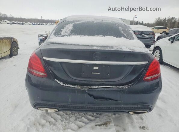 55SWF4KB0JU238754 2018 MERCEDES-BENZ C Black უკანა ხედი