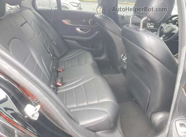 55SWF4KB0JU242013 2018 MERCEDES-BENZ C Black Вид задніх сидінь