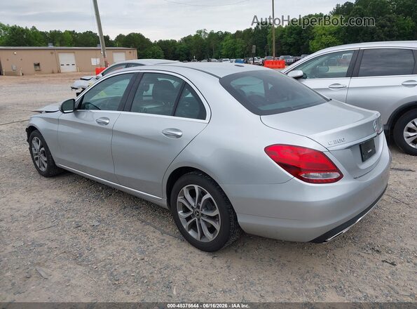55SWF4KB0JU252704 2018 MERCEDES-BENZ C-CLASS Silver Rear left
