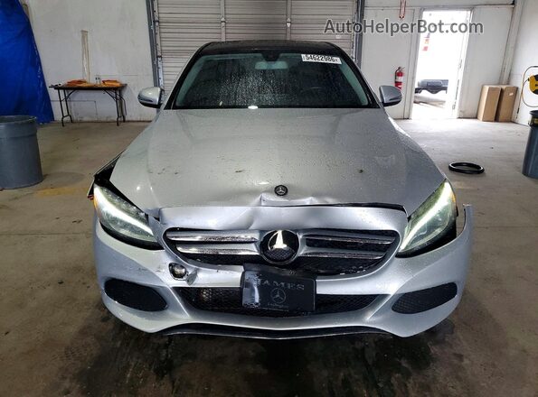 55SWF4KB1GU169386 2016 MERCEDES-BENZ C-CLASS Silver Vista frontal