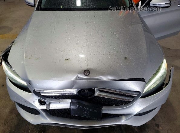 55SWF4KB1GU169386 2016 MERCEDES-BENZ C-CLASS Silver Vista interior trasera