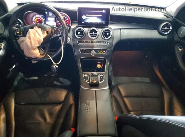 55SWF4KB1GU169386 2016 MERCEDES-BENZ C-CLASS Silver Vista del salpicadero