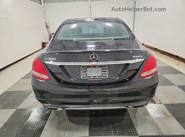 55SWF4KB1HU189364 2017 MERCEDES-BENZ C Black Vista trasera