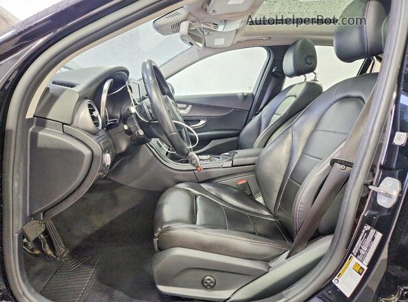 55SWF4KB1HU189364 2017 MERCEDES-BENZ C Black Vista interior delantera