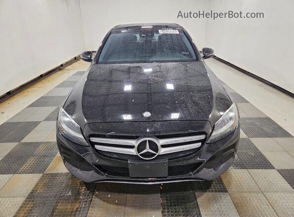 55SWF4KB1HU189364 2017 MERCEDES-BENZ C Black Vista frontal
