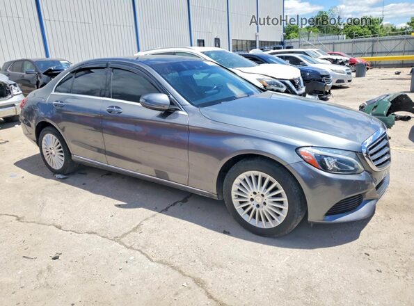 55SWF4KB1HU196623 2017 MERCEDES-BENZ C Серый 