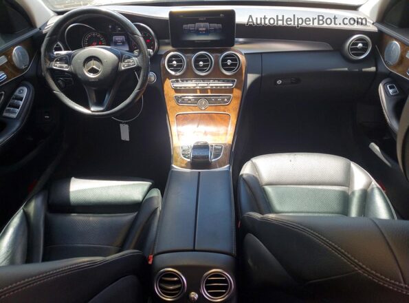 55SWF4KB1HU196623 2017 MERCEDES-BENZ C Серый 