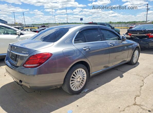 55SWF4KB1HU196623 2017 MERCEDES-BENZ C Серый 