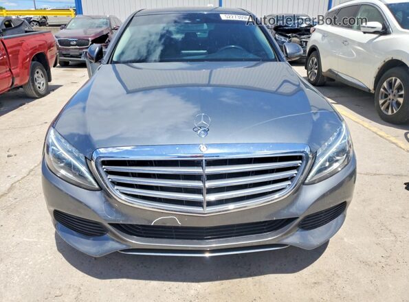 55SWF4KB1HU196623 2017 MERCEDES-BENZ C Серый 