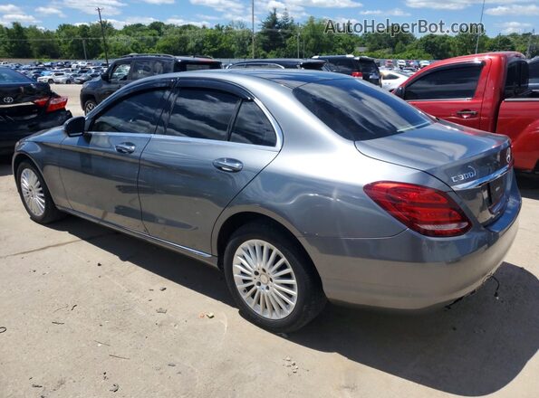 55SWF4KB1HU196623 2017 MERCEDES-BENZ C Серый 