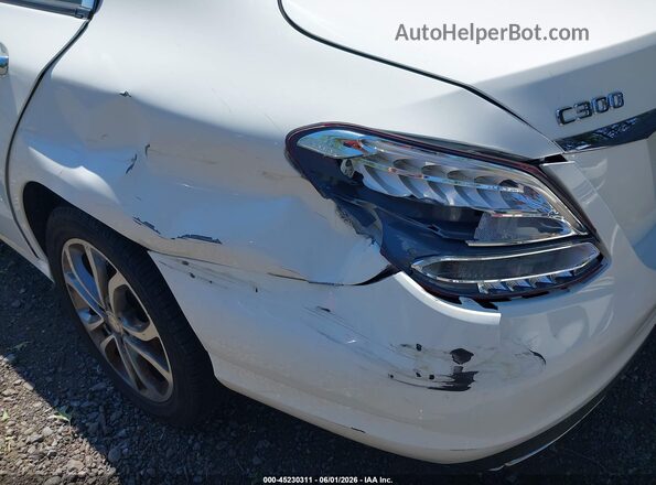 55SWF4KB1HU206728 2017 MERCEDES-BENZ C-CLASS White 
