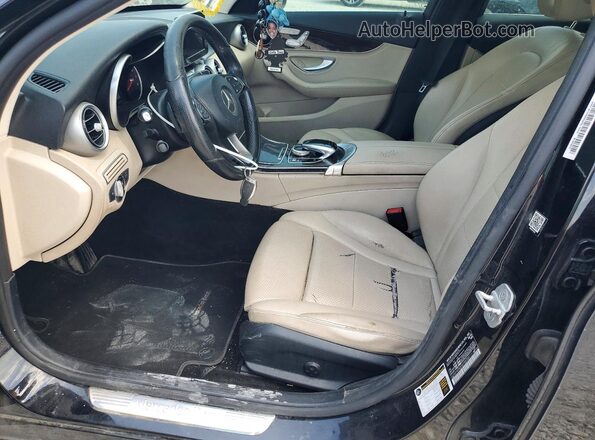 55SWF4KB2GU102702 2016 MERCEDES-BENZ C Black Вид салону спереду