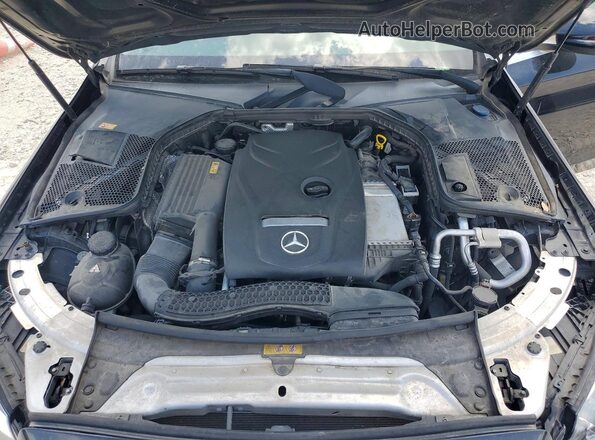55SWF4KB2GU102702 2016 MERCEDES-BENZ C Black Вид задньої частини салону