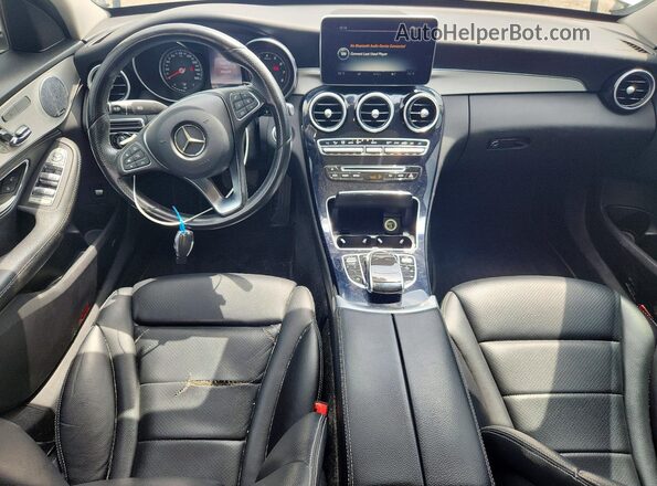 55SWF4KB2GU115935 2016 MERCEDES-BENZ C White Widok deski rozdzielczej