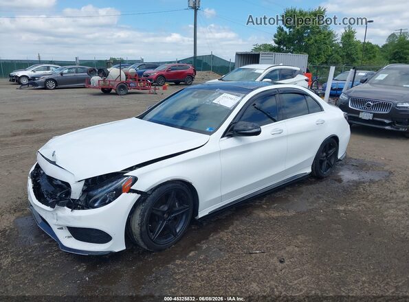 55SWF4KB2GU137899 2016 MERCEDES-BENZ C-CLASS White 