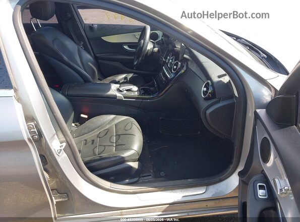 55SWF4KB2GU143508 2016 MERCEDES-BENZ C-CLASS Silver Widok wnętrza z przodu