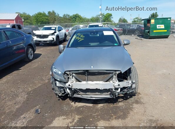 55SWF4KB2GU143508 2016 MERCEDES-BENZ C-CLASS Silver Widok wnętrza z tyłu