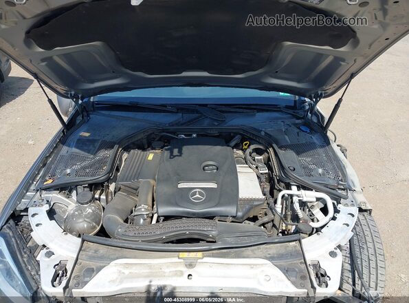 55SWF4KB2GU143508 2016 MERCEDES-BENZ C-CLASS Silver Widok z tyłu