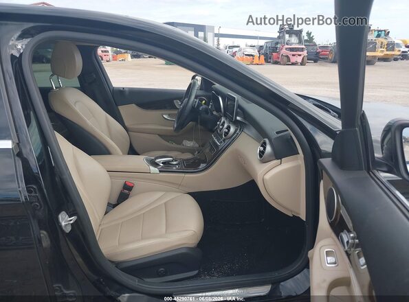 55SWF4KB2GU146845 2016 MERCEDES-BENZ C-CLASS Black Front interior view