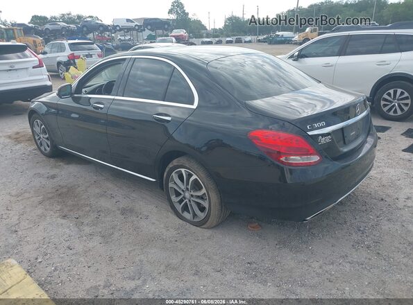 55SWF4KB2GU146845 2016 MERCEDES-BENZ C-CLASS Black Rear left