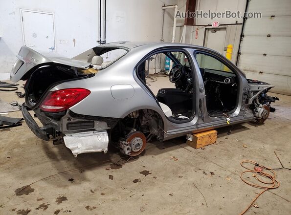 55SWF4KB2GU166898 2016 MERCEDES-BENZ C Silver 