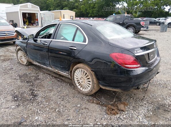 55SWF4KB2HU207886 2017 MERCEDES-BENZ C-CLASS Black Задня ліва чверть