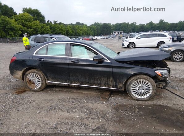 55SWF4KB2HU207886 2017 MERCEDES-BENZ C-CLASS Black Панорамний вид салону 360°