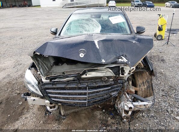 55SWF4KB2HU207886 2017 MERCEDES-BENZ C-CLASS Black Вид задньої частини салону