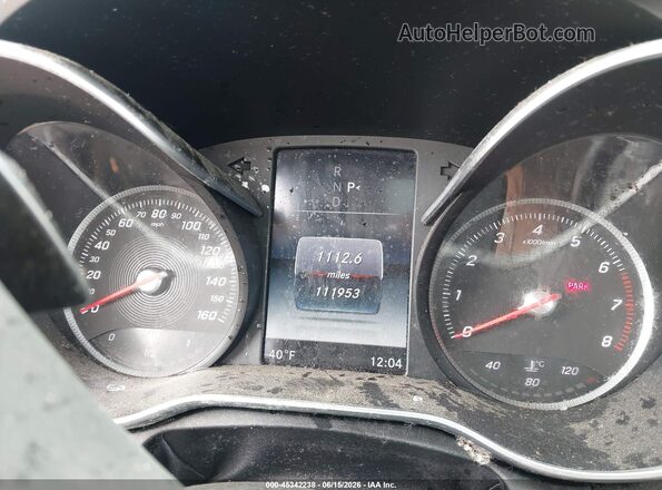 55SWF4KB2HU217365 2017 MERCEDES-BENZ C-CLASS Gray უკანა სავარძლების ხედი