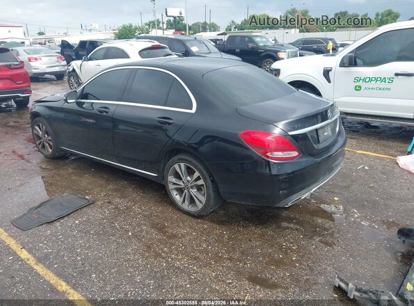 55SWF4KB2HU222629 2017 MERCEDES-BENZ C-CLASS Black Rear left
