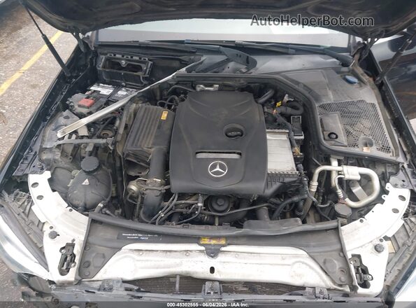 55SWF4KB2HU222629 2017 MERCEDES-BENZ C-CLASS Black Rear view
