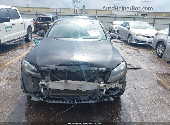55SWF4KB2HU222629 2017 MERCEDES-BENZ C-CLASS Black Rear interior view