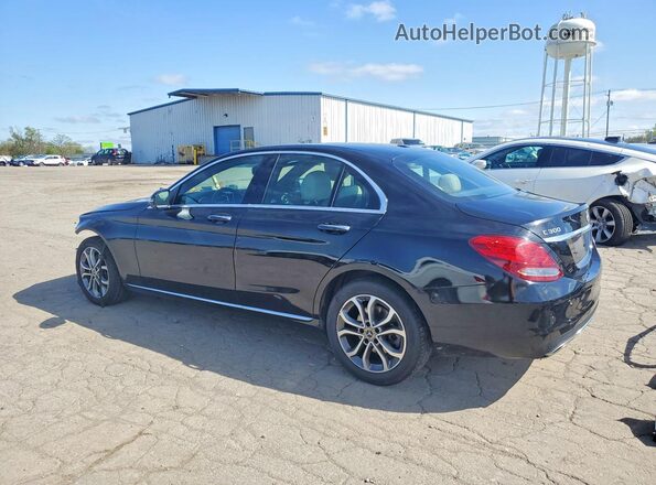 55SWF4KB2JU246693 2018 MERCEDES-BENZ C Black Задня ліва чверть