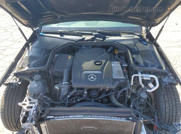 55SWF4KB2JU246693 2018 MERCEDES-BENZ C Black Вид задньої частини салону