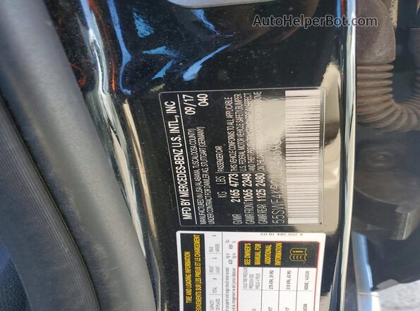 55SWF4KB2JU246693 2018 MERCEDES-BENZ C Black Вид наклейки з VIN-кодом