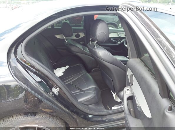 55SWF4KB2JU247794 2018 MERCEDES-BENZ C-CLASS Black Вид наклейки з VIN-кодом