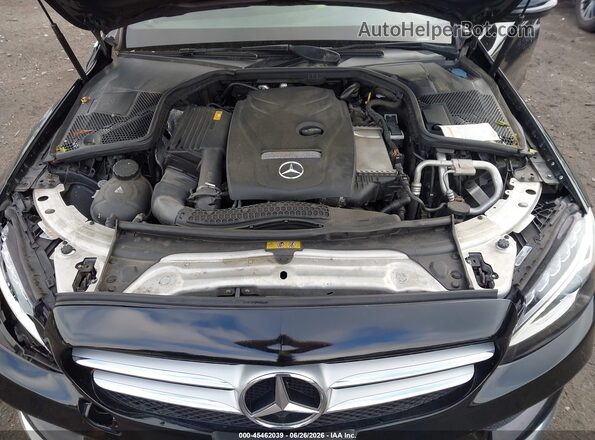 55SWF4KB2JU247794 2018 MERCEDES-BENZ C-CLASS Black Вид ззаду