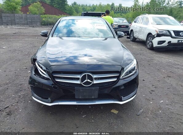 55SWF4KB2JU247794 2018 MERCEDES-BENZ C-CLASS Black Вид щитка приладів