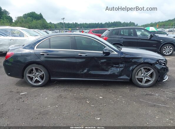 55SWF4KB2JU247794 2018 MERCEDES-BENZ C-CLASS Black Вид задньої частини салону