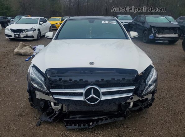 55SWF4KB2JU273408 2018 MERCEDES-BENZ C White Դիմացի տեսք