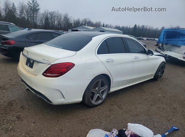 55SWF4KB2JU273408 2018 MERCEDES-BENZ C White Հետևի աջ