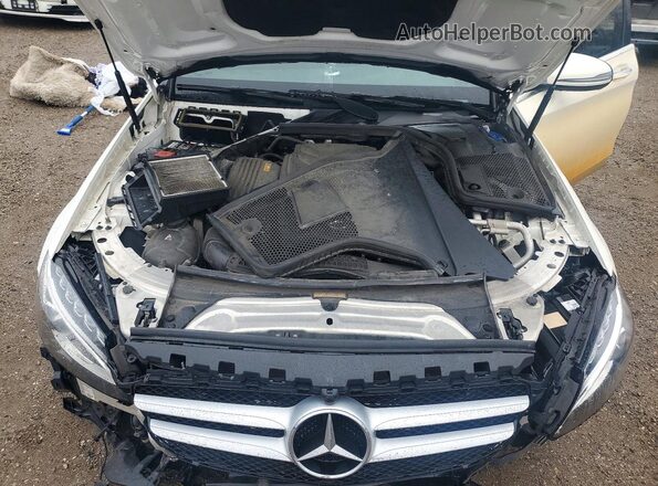 55SWF4KB2JU273408 2018 MERCEDES-BENZ C White Սալոնի հետևի տեսք