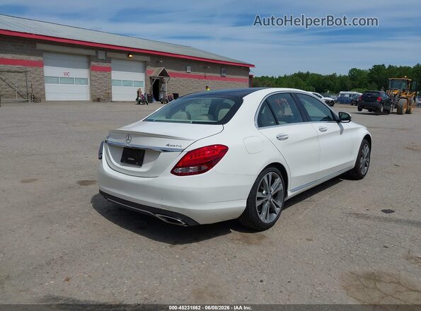 55SWF4KB3GU106189 2016 MERCEDES-BENZ C-CLASS White Rear right