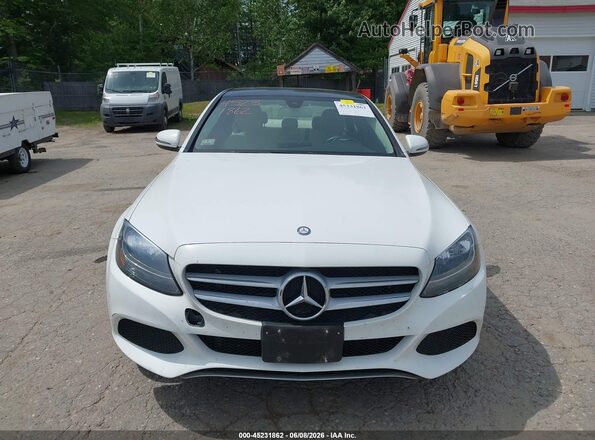 55SWF4KB3GU106189 2016 MERCEDES-BENZ C-CLASS White Instrument cluster view
