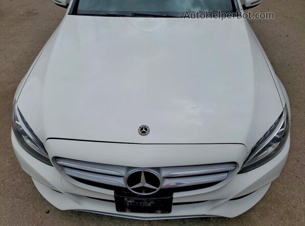 55SWF4KB3GU111375 2016 MERCEDES-BENZ C White Вид задньої частини салону