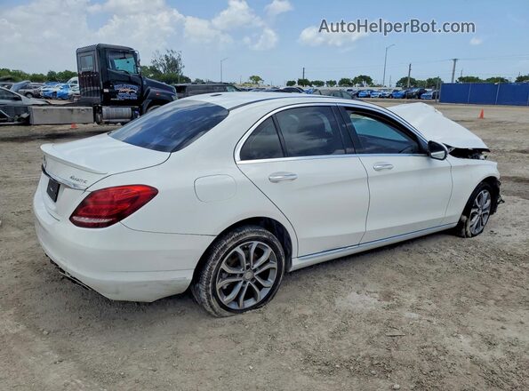 55SWF4KB3GU111683 2016 MERCEDES-BENZ C White უკანა მარჯვენა