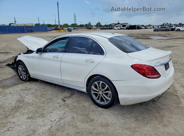 55SWF4KB3GU111683 2016 MERCEDES-BENZ C White უკანა მარცხენა