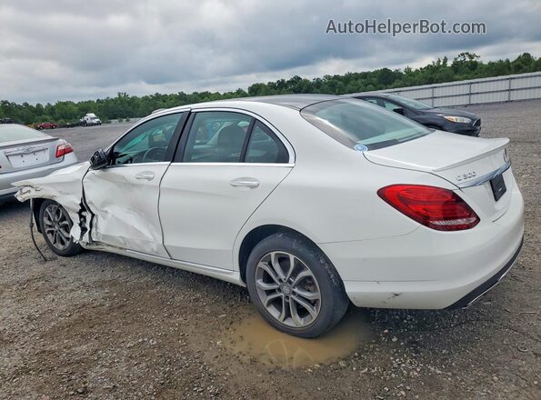 55SWF4KB3GU112901 2016 MERCEDES-BENZ C White Հետևի ձախ