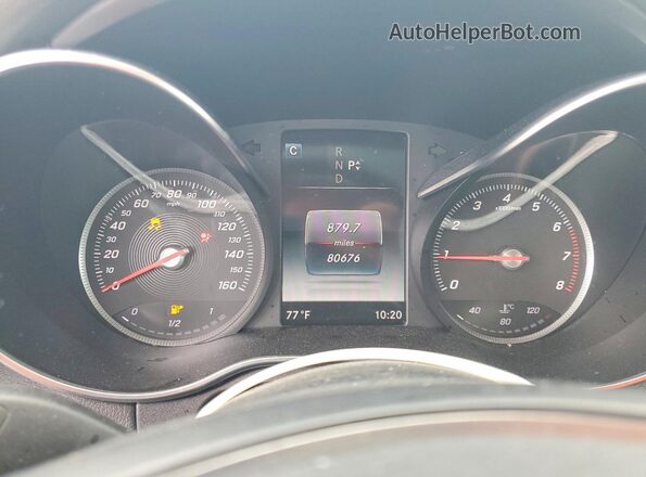 55SWF4KB3GU112901 2016 MERCEDES-BENZ C White Սարքավորումների վահանակի տեսք