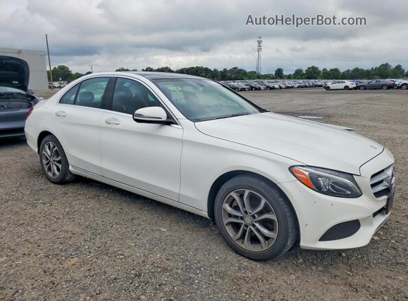 55SWF4KB3GU112901 2016 MERCEDES-BENZ C White Առջևի աջ
